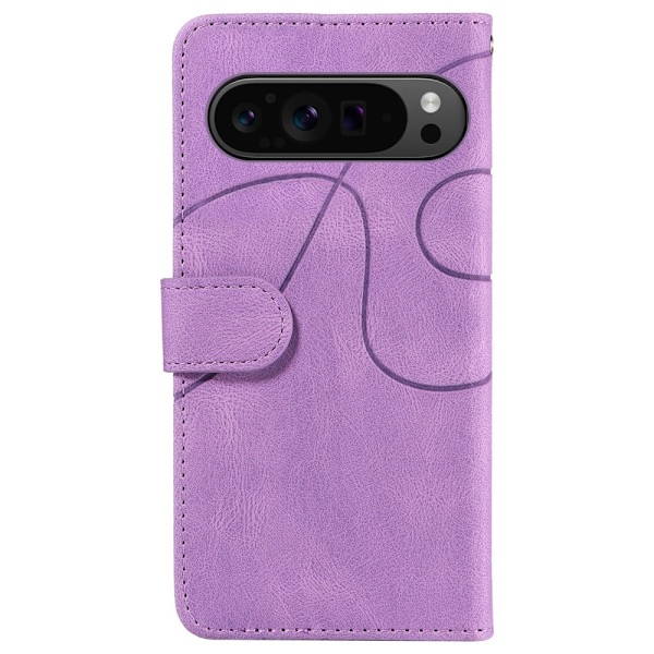 Google Pixel 9 Pro XL KT Series-1 Kahden Värin Kotelo Remmillä Purple
