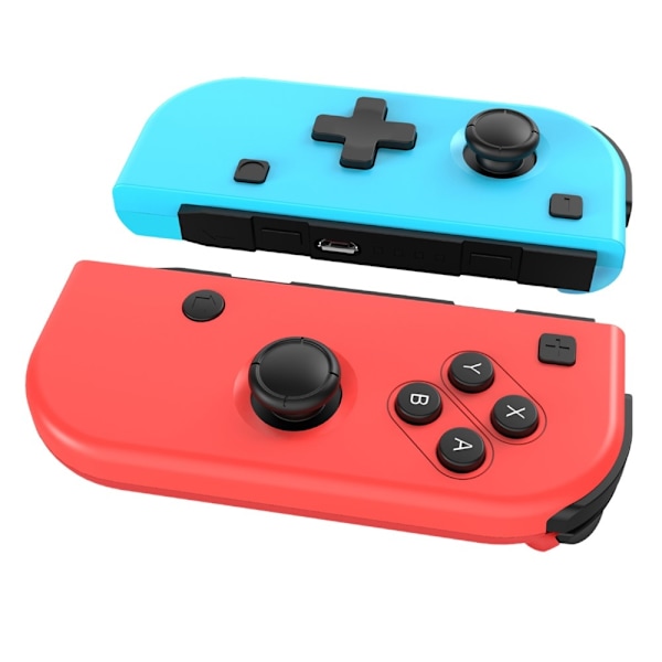 Kompatibel med Nintendo Switch Joypad trådlös Bluetooth-kontroller vänster och höger gamepad Blå