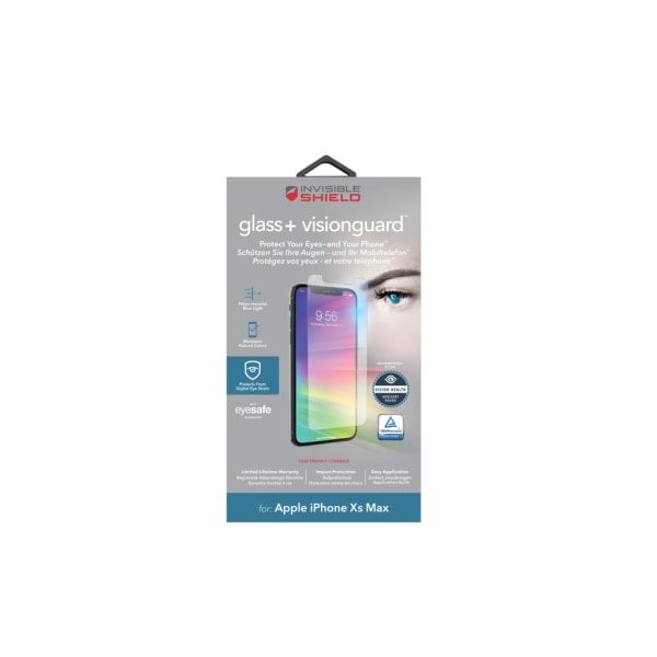 ZAGG invisibleshield Glass+ Visionguard iPhone XS Max Transparent