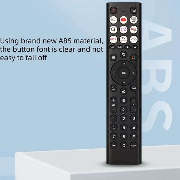 Fjernkontroll erstatning ERF2F38H For Hisense TV Black