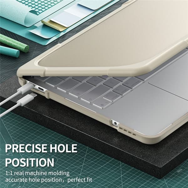 Laptopdeksel med Stativ for MacBook Neo 13 tommer (2026) Khaki
