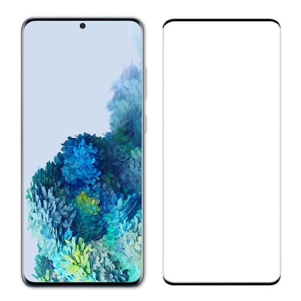 Samsung Galaxy S20 Helhetlig Herdet Glass Transparent