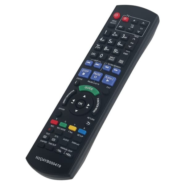 Fjernkontroll erstatning for N2QAYB000479 for Panasonic DVD Black