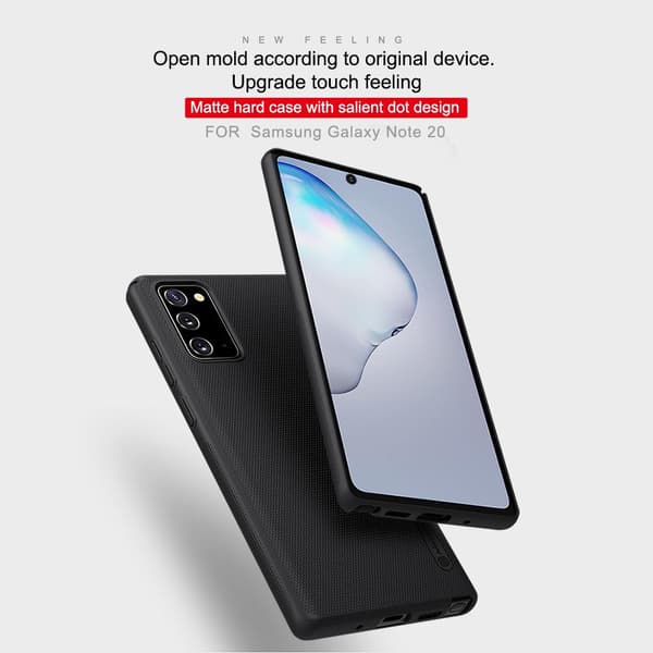 NILLKIN Super Frostet Hårdt Plastiketui Samsung Galaxy Note 20 Black