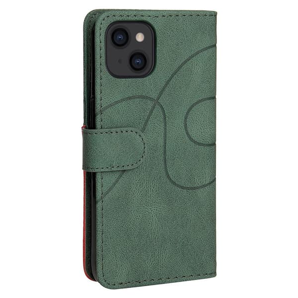 Til iPhone 15 KT Series - 1 Dobbeltfarvet etui Green