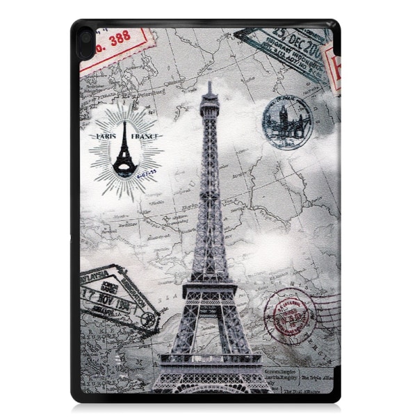 Tri-fold Fodral till Lenovo Tab E10 - Eiffel Tower multifärg