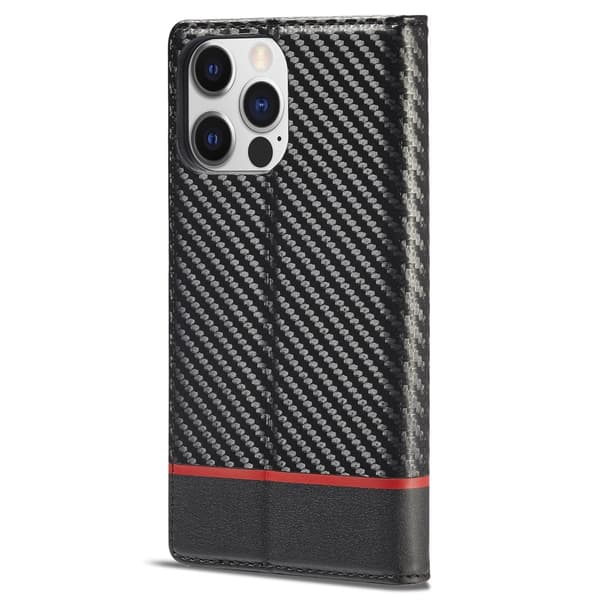LC.IMEEKE Pung Taske til iPhone 15 Pro Max - Sort Black