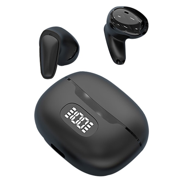150 Sprog Oversættelse Oversætter Smart Voice Bluetooth In Ear-hovedtelefoner - Sort Black