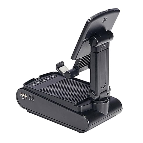 Matkapuhelimen pidike Bluetooth - kaiutin taitettava kannettava kaiutin Black