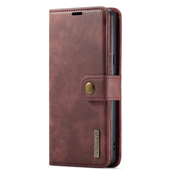 DG.MING for Google Pixel 8 Avtakbart 2-i-1 Lommebokdeksel Red