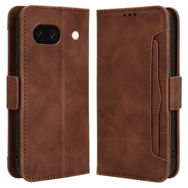 Google Pixel 8a Multiple Card Slots Telefontegnebog Brown