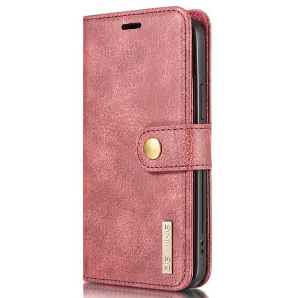 DG.MING til iPhone 13 Mini stilfuld tegnebog taske - rød Red