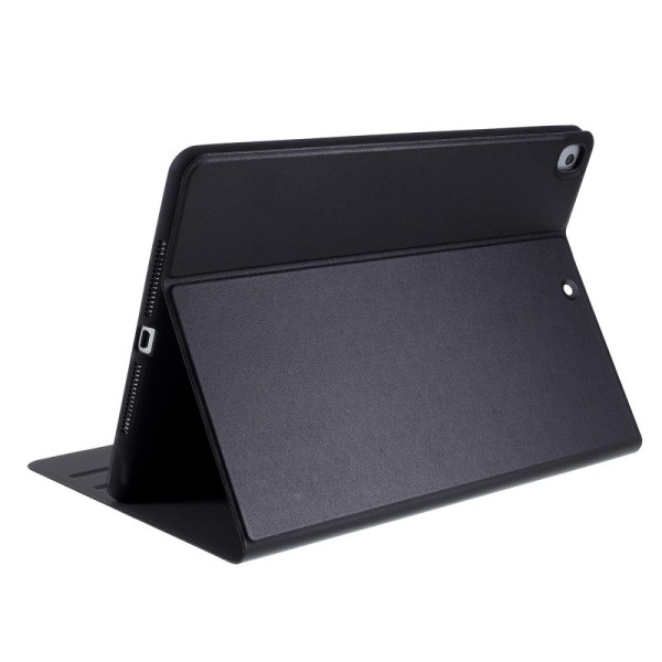 Læder Stand Cover Case til iPad Air 10,5 tommer (2019) - Sort Black