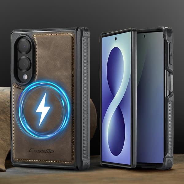 CASEME Magnetisk telefoncover til Samsung Galaxy Z Fold8 Brown
