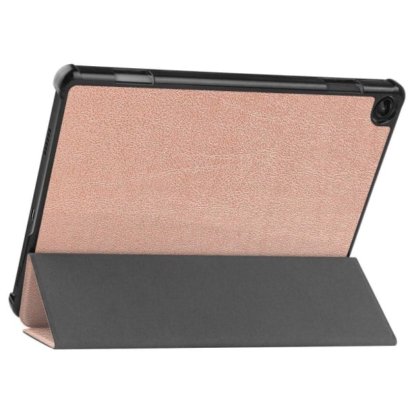 Til Lenovo Tab M10 (Gen 3) Trifold Stand Cover - Rose Gold Pink gold