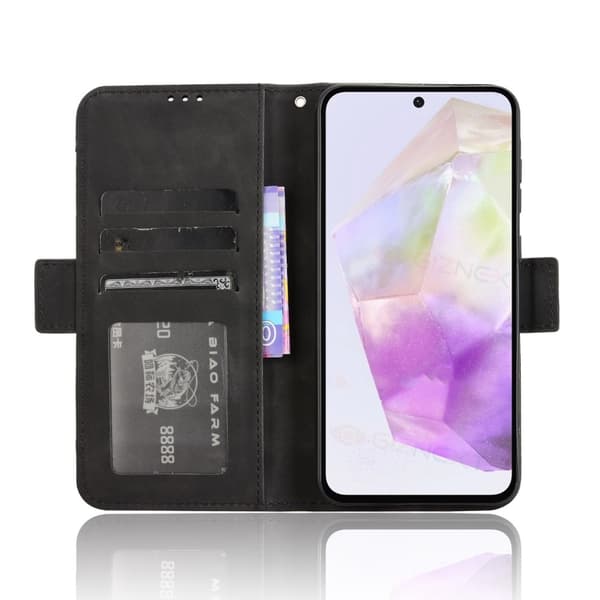 Lompakkoteline puhelinkotelo Samsung Galaxy A56 Black