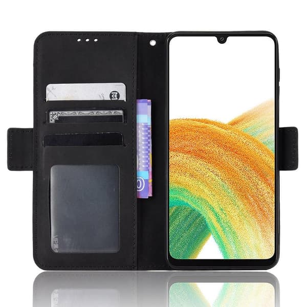 Lompakkoteline puhelinkotelo Samsung Galaxy A23 5G: lle Black