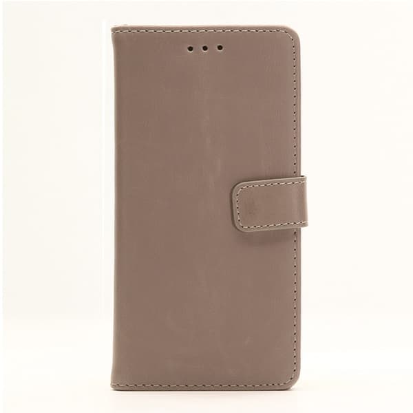 Sony Xperia XA Crazy Horse Texture Wallet Kansi Beige Beige