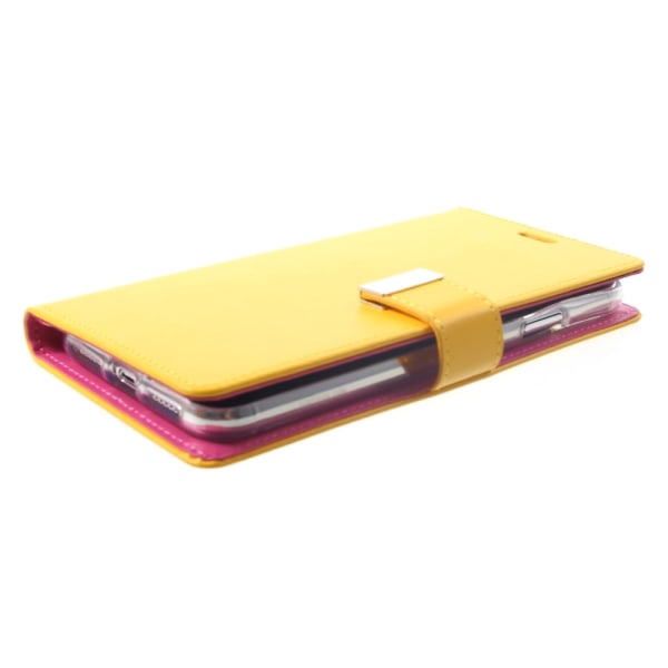 MERCURY GOOSPERY Rich Diary case iPhone XS Max - keltainen