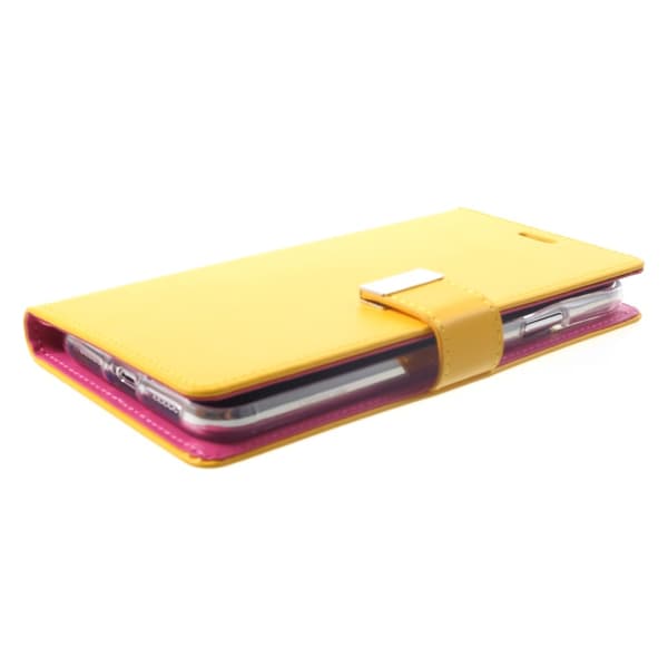 MERCURY GOOSPERY Rich Diary Lompakkokotelo iPhone XS Max - Yellow