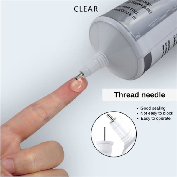BEST B-7000 Multifunksjonslim Cell Phone LCD 15ml 2 Stykker Transparent