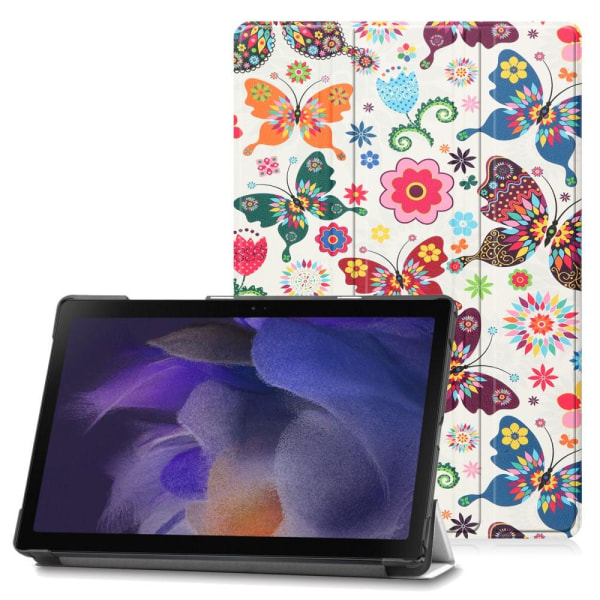 Trifoldet stativetui til Samsung Galaxy Tab A8 10.5" (2021) - Sommerfugle Multicolor