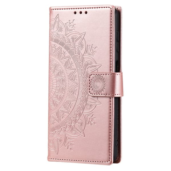 Preget totem mobildeksel for Samsung Galaxy A37 5G rosa