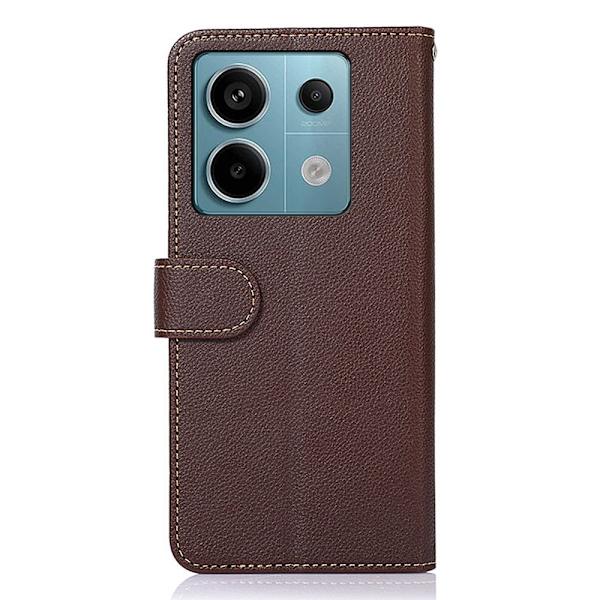 Til Xiaomi Redmi Note 13 Pro 5G Case Shell KHAZNEH Brun - blå Transparent