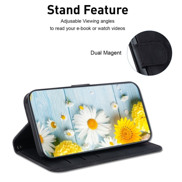 För Xiaomi Redmi Note 13 Plånboksfodral Fodral Transparent