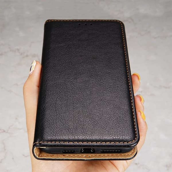 Tegnebogstativ Telefontaske Stativetui til Xiaomi Redmi 12C Black