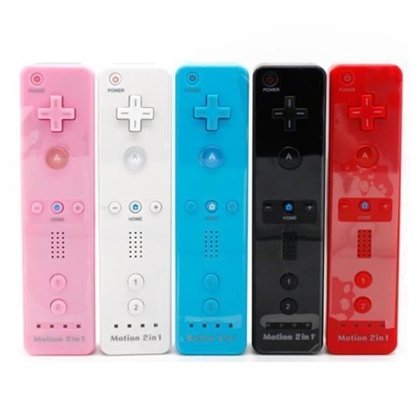 Kompatibel med Wii & Wii U-kontroller Set Motion Plus Bulk Blue Blue
