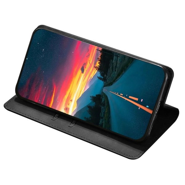 Vintage Xiaomi 12 Pro Plånboksfodral  - Svart Svart