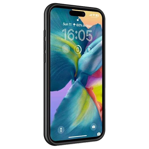 Laderetui med 7000 mAh oppladbart batteri for iPhone 16 Pro Transparent