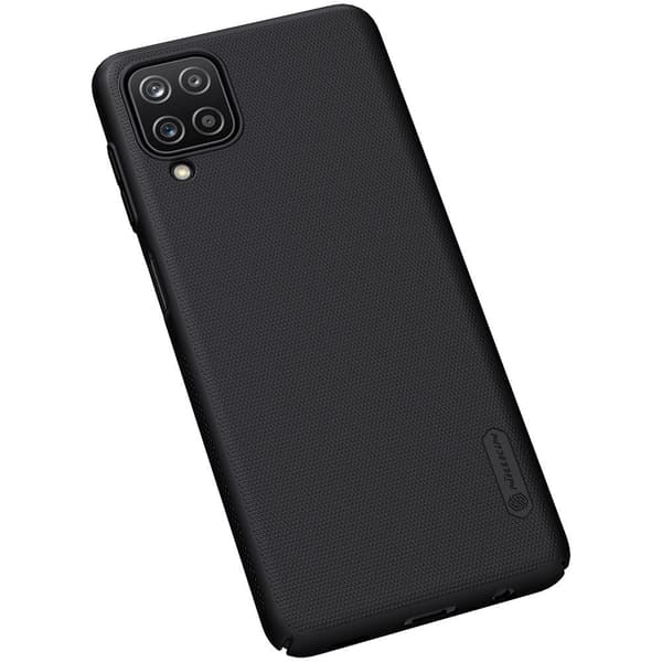 NILLKIN Super Frosted Hard Plastdeksel Samsung Galaxy A12 Black