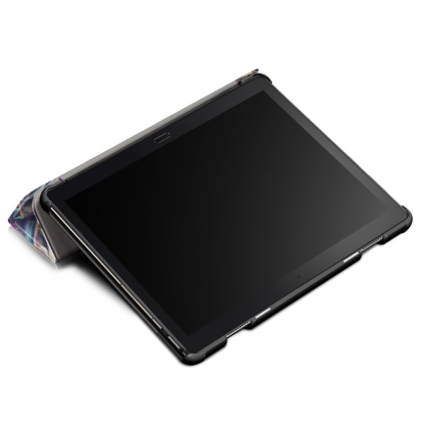 Tri-fold Stand Cover for Lenovo Tab P10 - Colorful Leaves Multicolor
