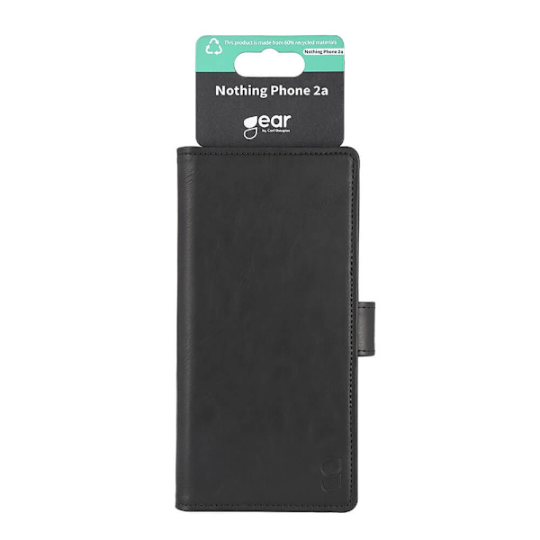 GEAR Wallet cover, sort til Nothing Phone 2a / Nothing Phone (2a) Plus Black