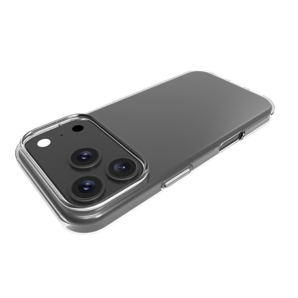 Fodral Skal för iPhone 17 Pro Max Stötdämpade Förstärkta hörn TPU Transparent