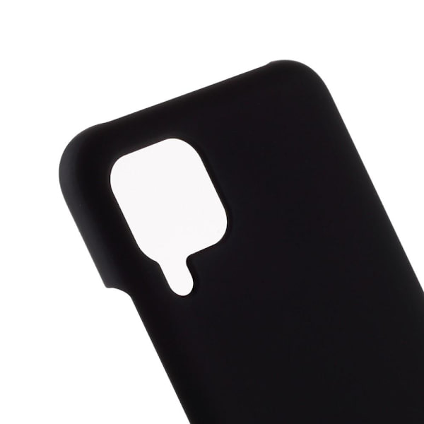 Huawei P40 Lite Gummiert Hardplastcover - Sort Black