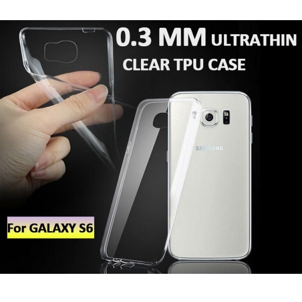 Samsung Galaxy S6 SM-G920F Slim TPU cover TRANSPARENT Transparent