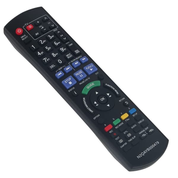 Fjernkontroll erstatning for N2QAYB000479 for Panasonic DVD Black