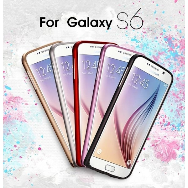 Samsung Galaxy S6 Aluminium Bumper Rosa