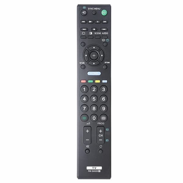 Fjernkontrollerstatning for RM-GA020 For Sony TV Black
