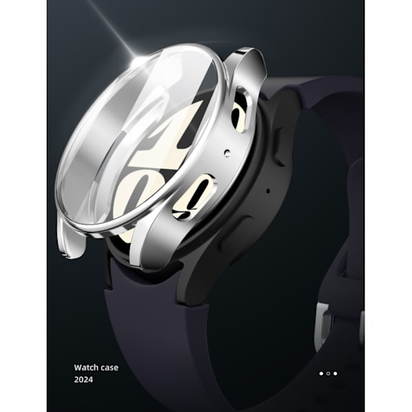 TPU-kuorikuori Samsung Galaxy Watch7:lle 44mm täysi peitto Transparent