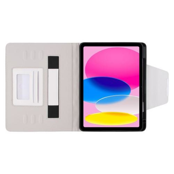 Til iPad 10.9 2022 Gen 10 Sammenleggbart Veske - Hvit White