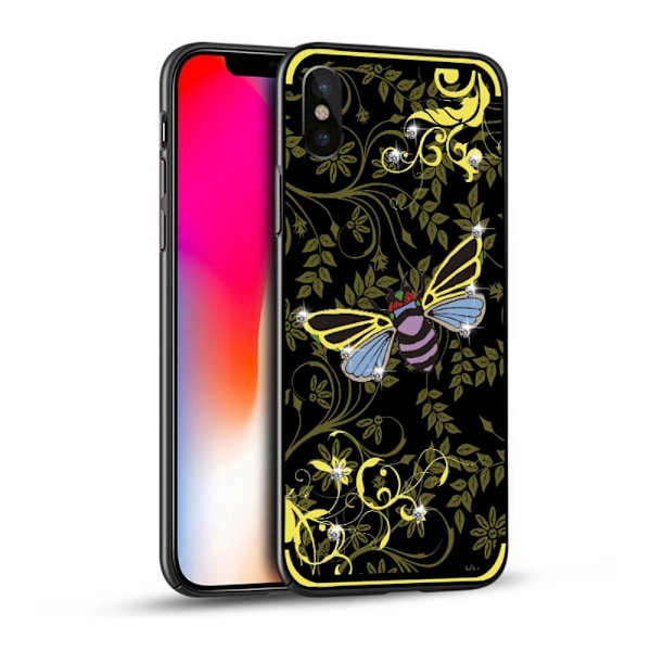 NXE iPhone X / XS TPU-Skal - Yellow Bee