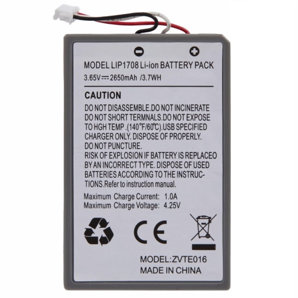 Batteri för Sony Playstation 5 / PS5 3.65V 2000mAh grå