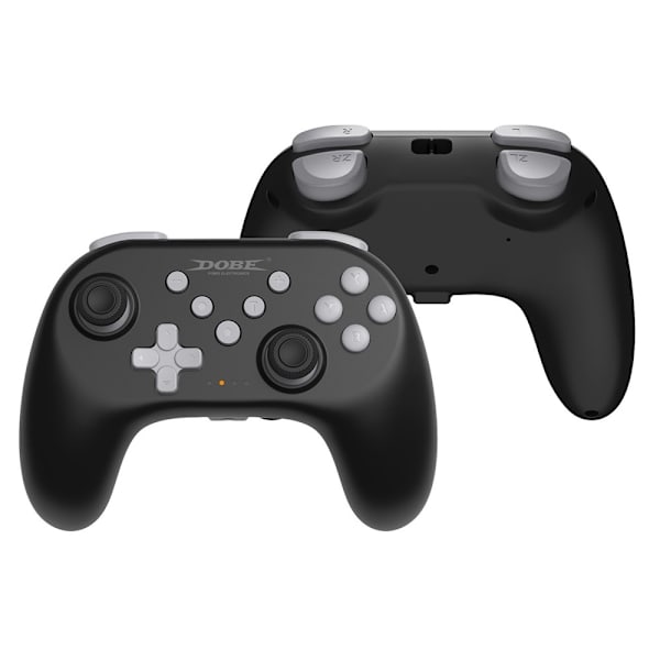 Trådlös Bluetooth Handkontroll för Nintendo Switch 1+2+OLED Vibration Svart/Vit Vit