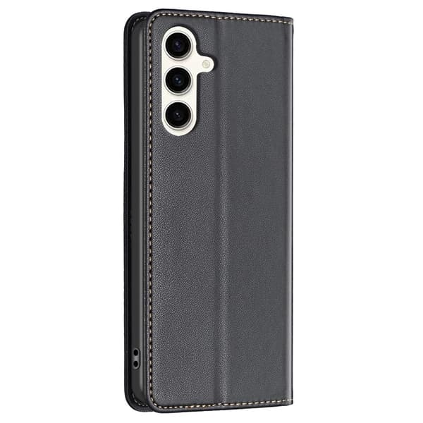 BINFEN Samsung Galaxy S24 FE Puhelimen Kotelo Korttitaskulla - Musta Black