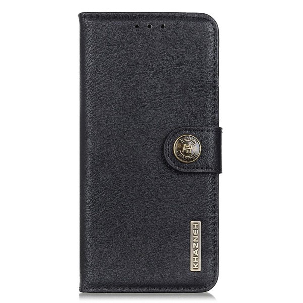 KHAZNEH Til Xiaomi Redmi 12C Pung Standetui - Sort Black