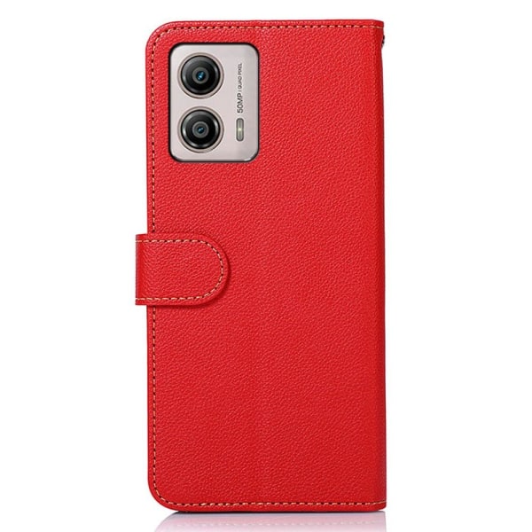 KHAZNEH Motorola Moto G53 5G / G23 4G / G13 4G Plånboksfodral -R Röd